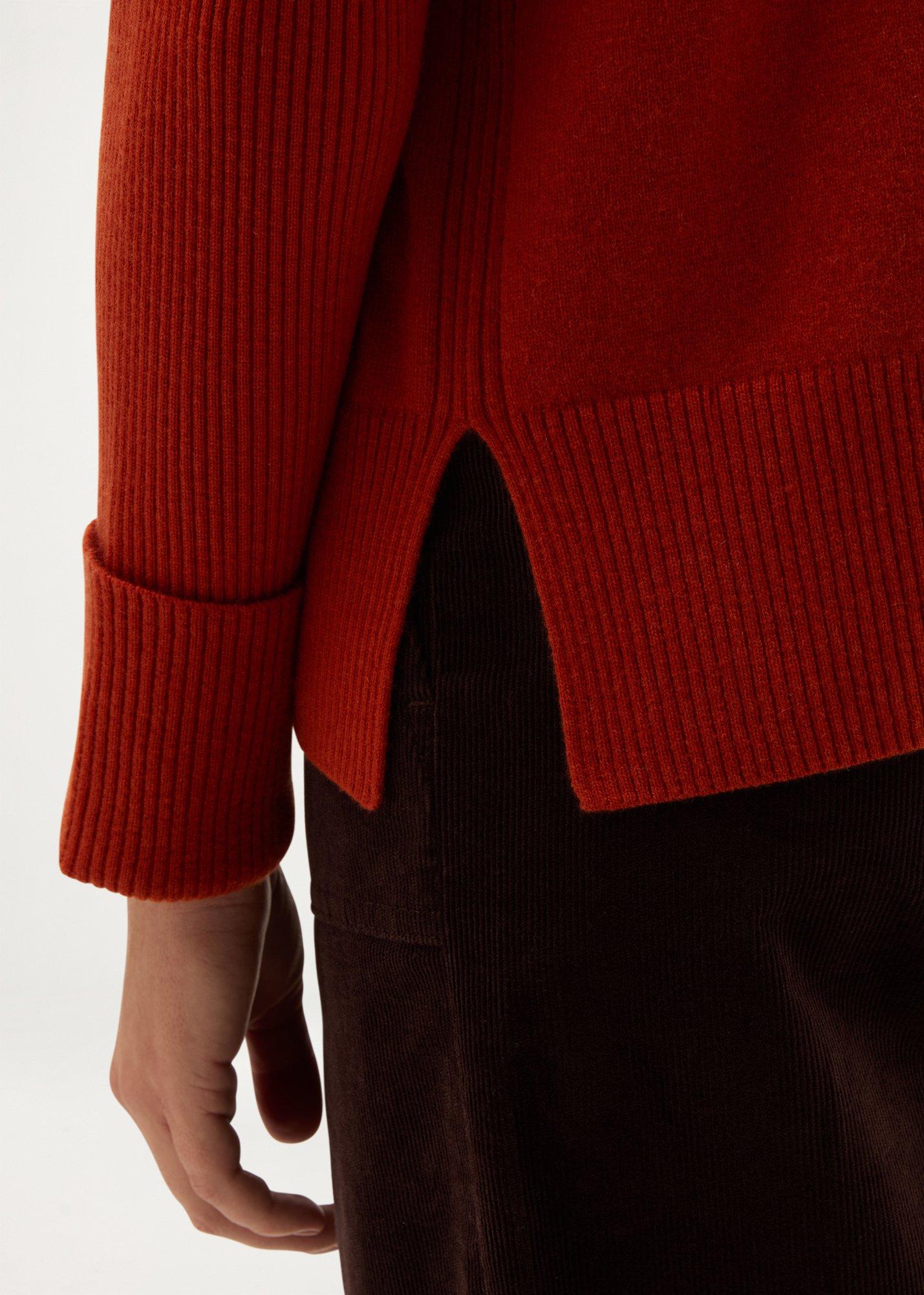 Darla Jumper With Wool, Deep Orange, hi-res