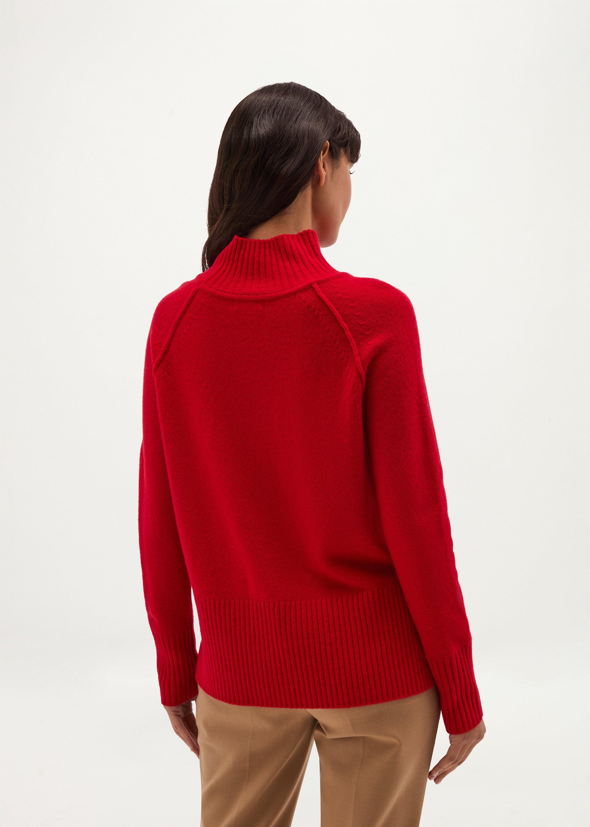 Lorraine Jumper With Wool, Red, hi-res