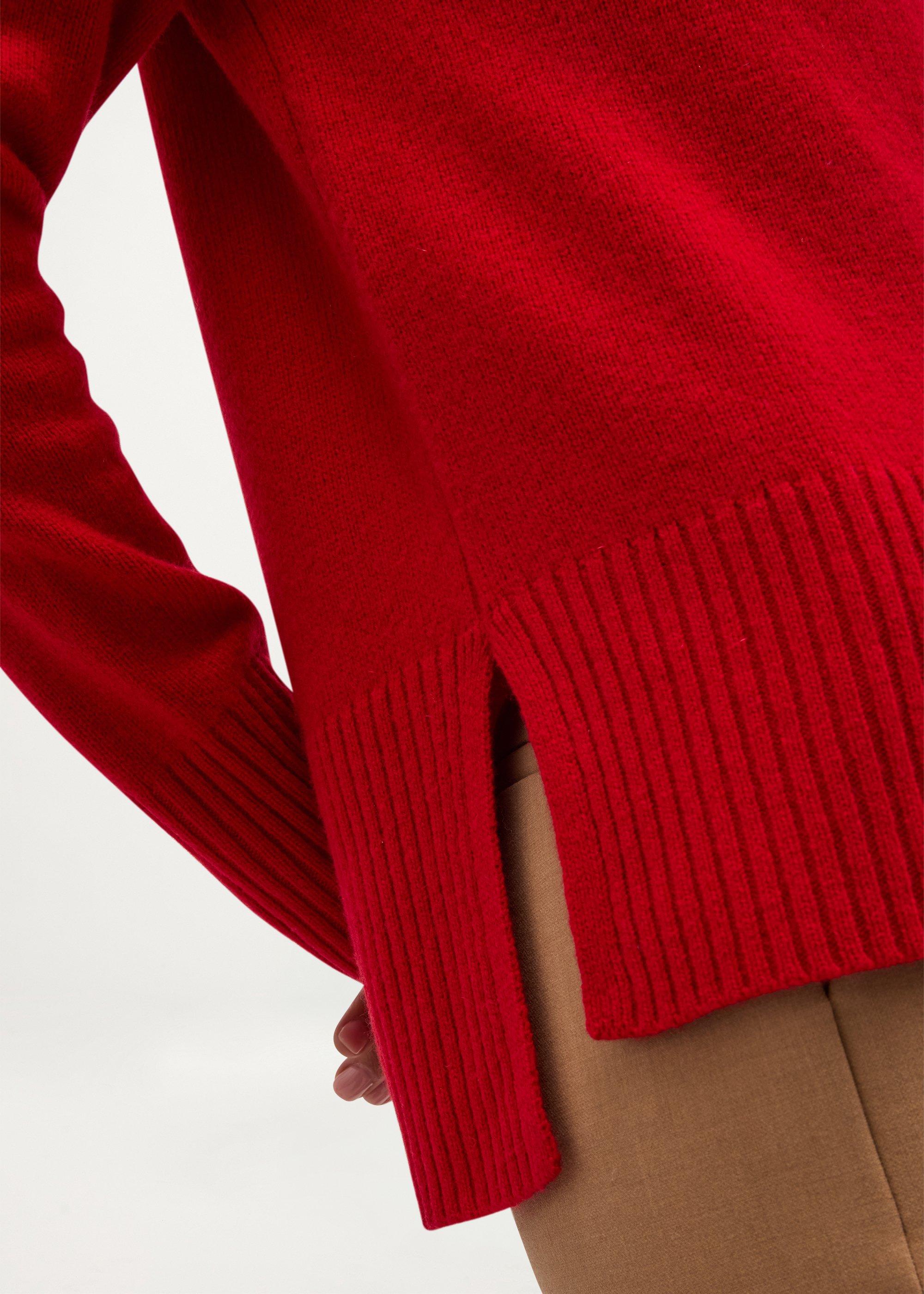 Lorraine Jumper With Wool, Red, hi-res