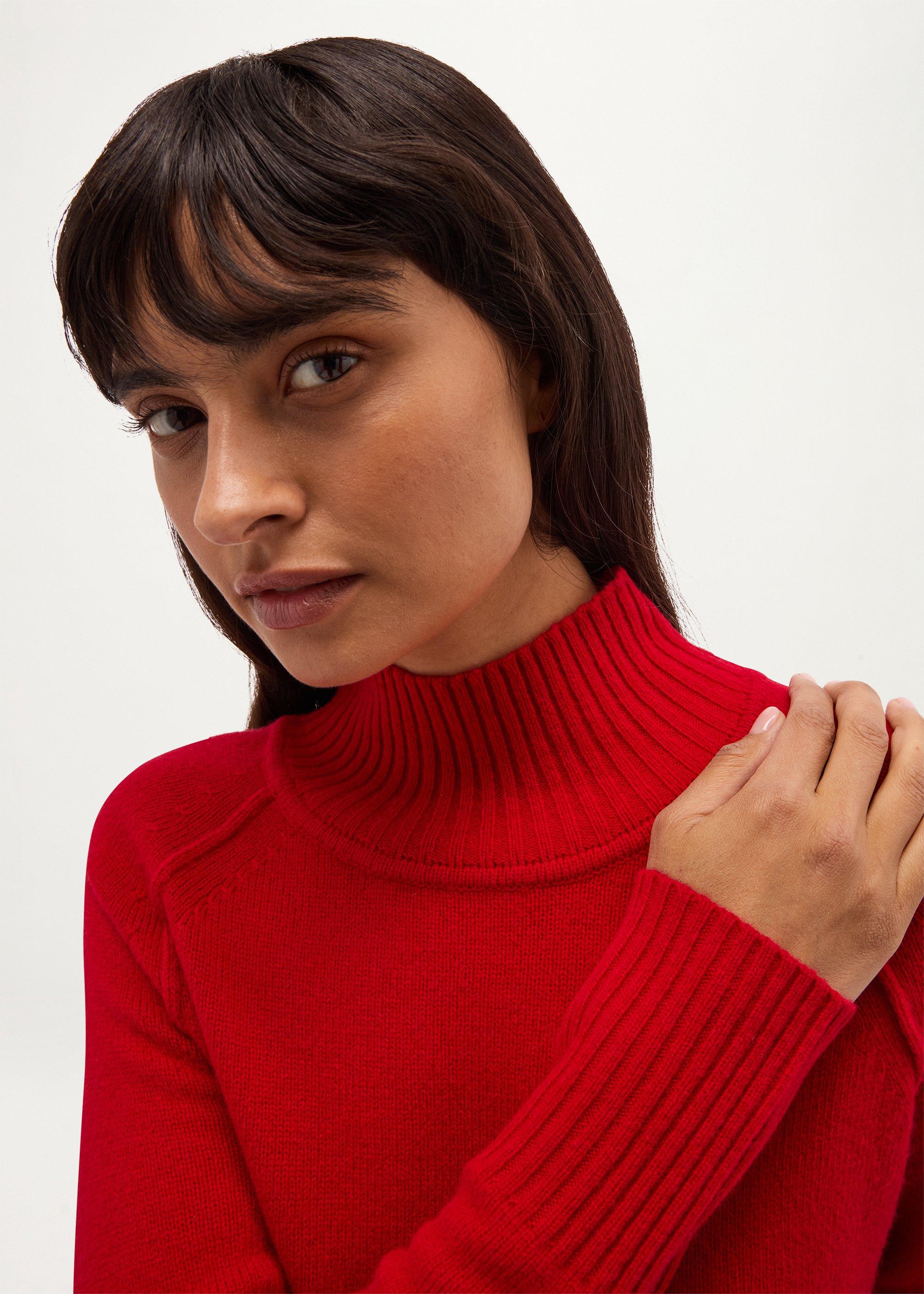 Lorraine Jumper With Wool, Red, hi-res