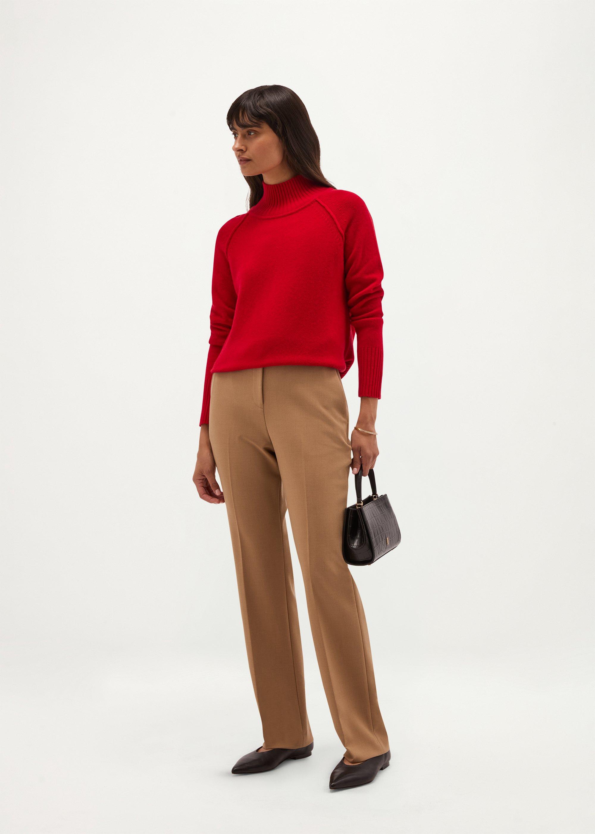 Lorraine Jumper With Wool, Red, hi-res