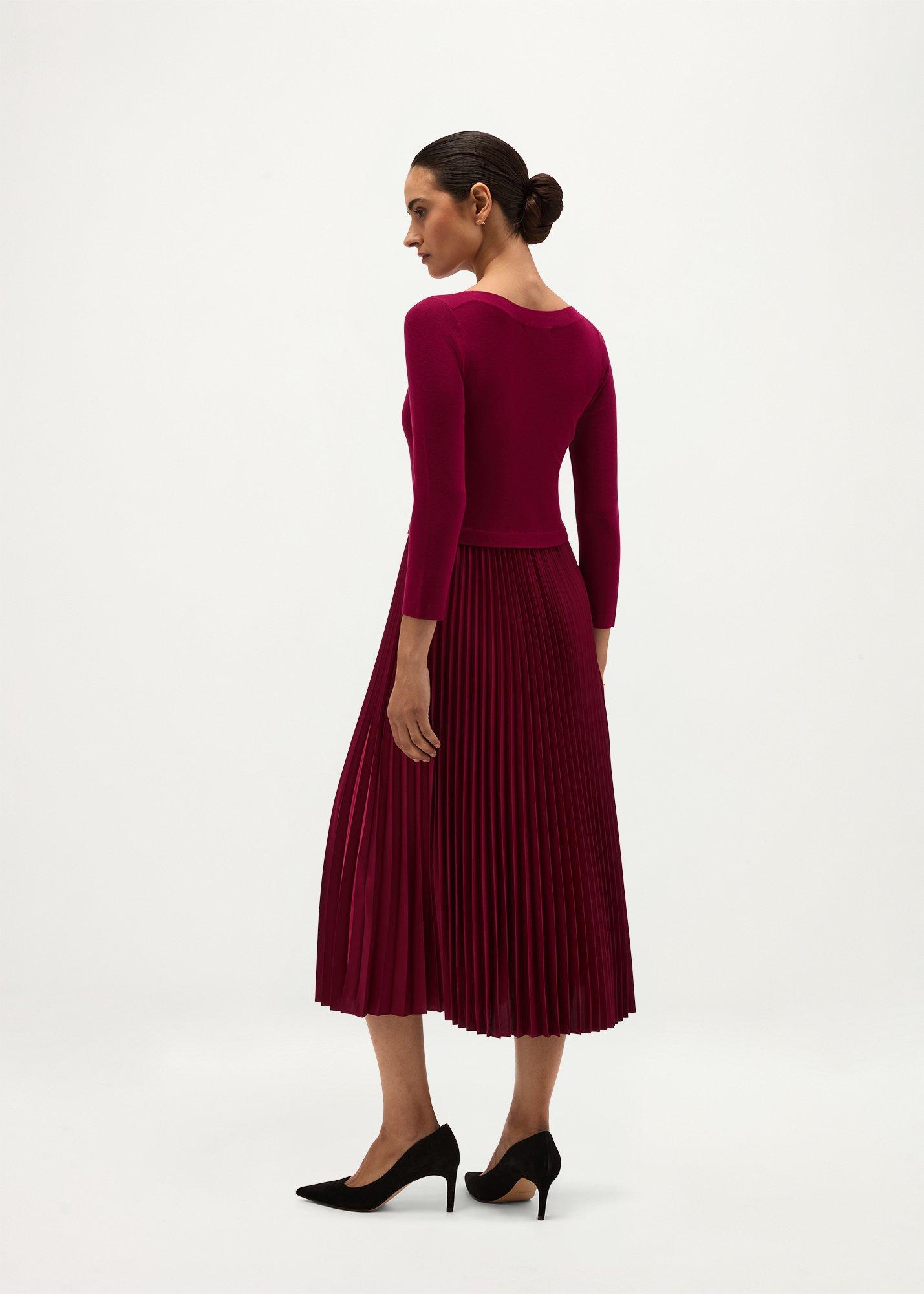 Petite Lucinda Knitted Dress, Calla Pink, hi-res