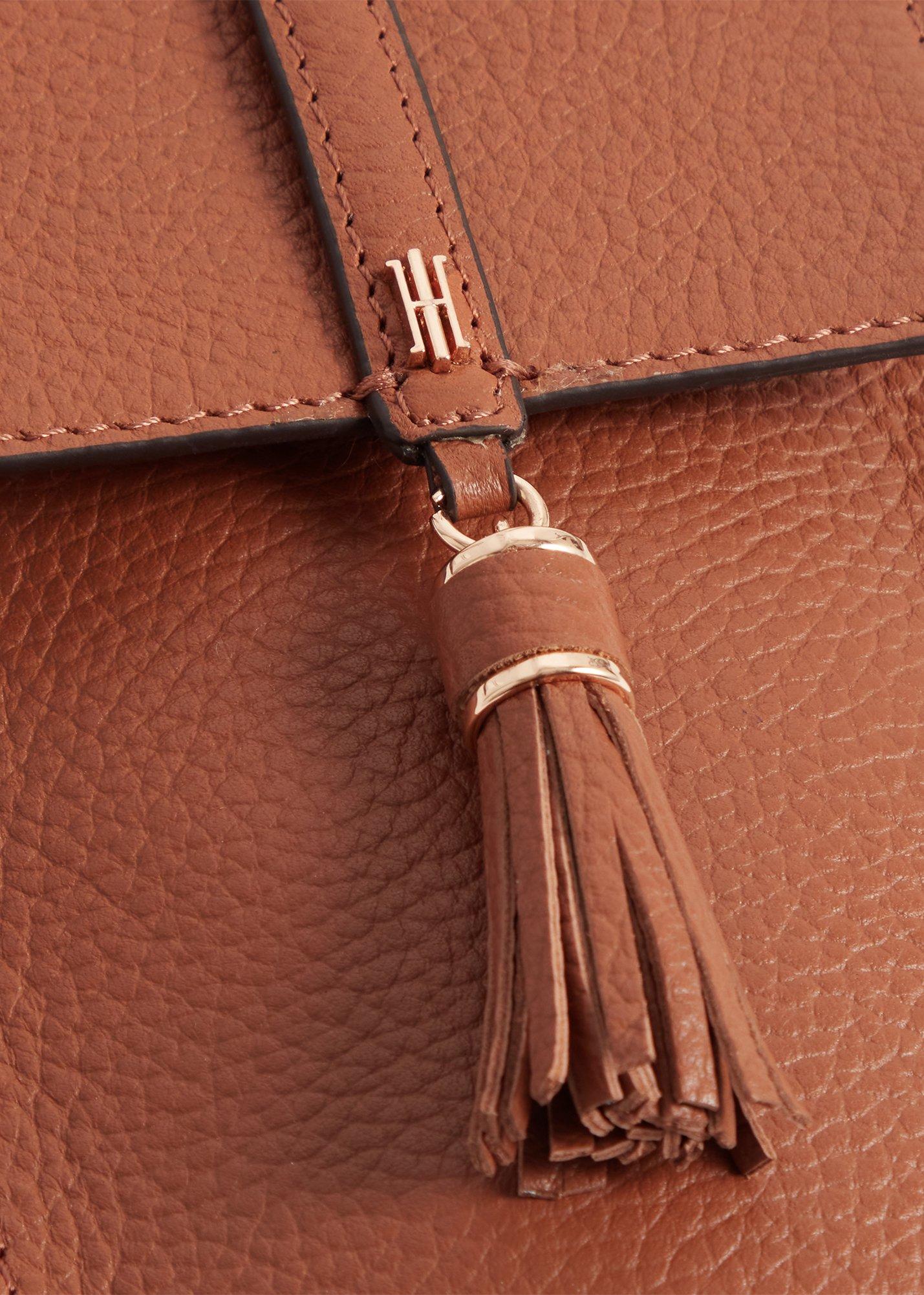 Chiara Leather Phone Bag, Tan, hi-res