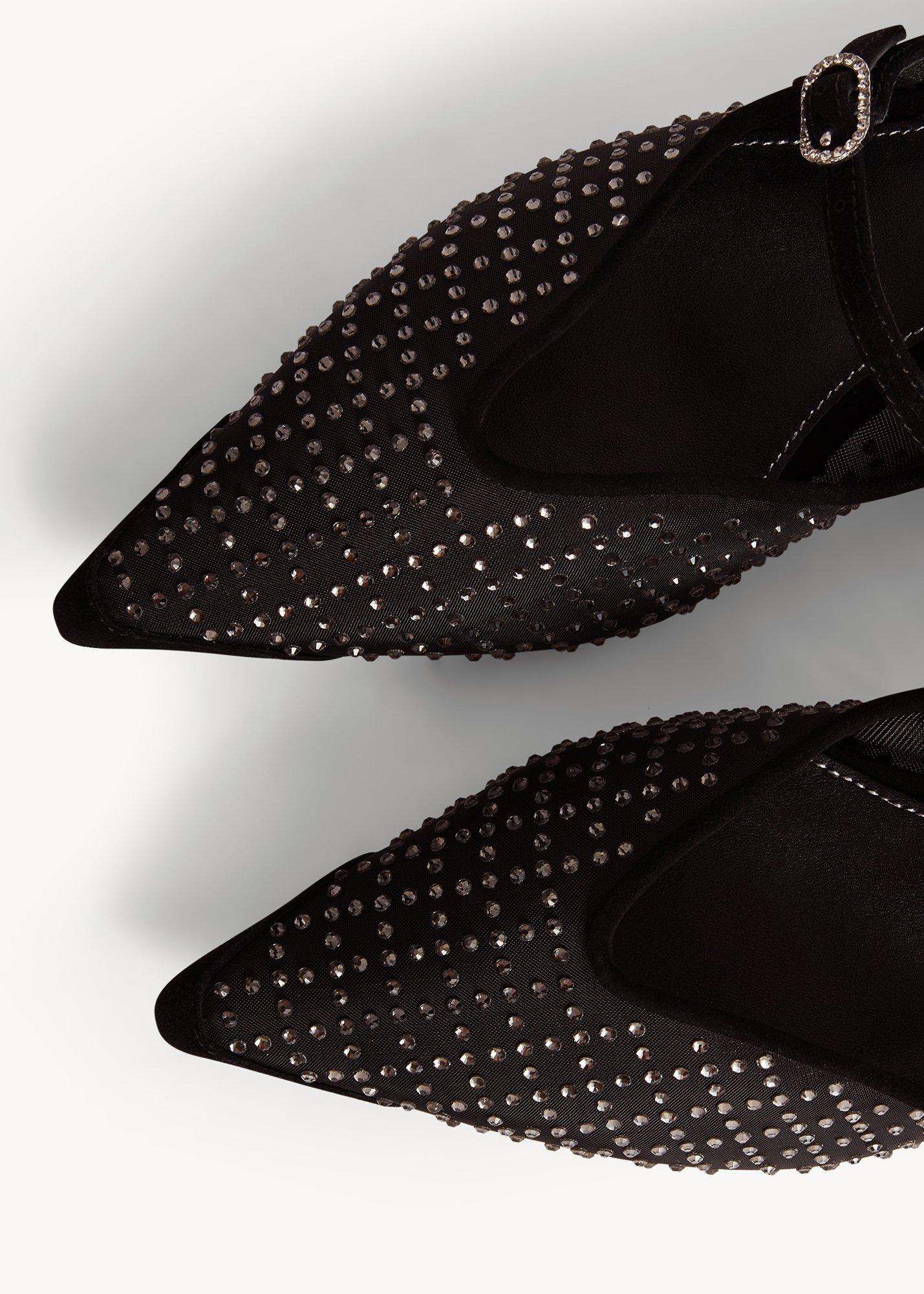 Stella Suede Mary Janes, Black, hi-res