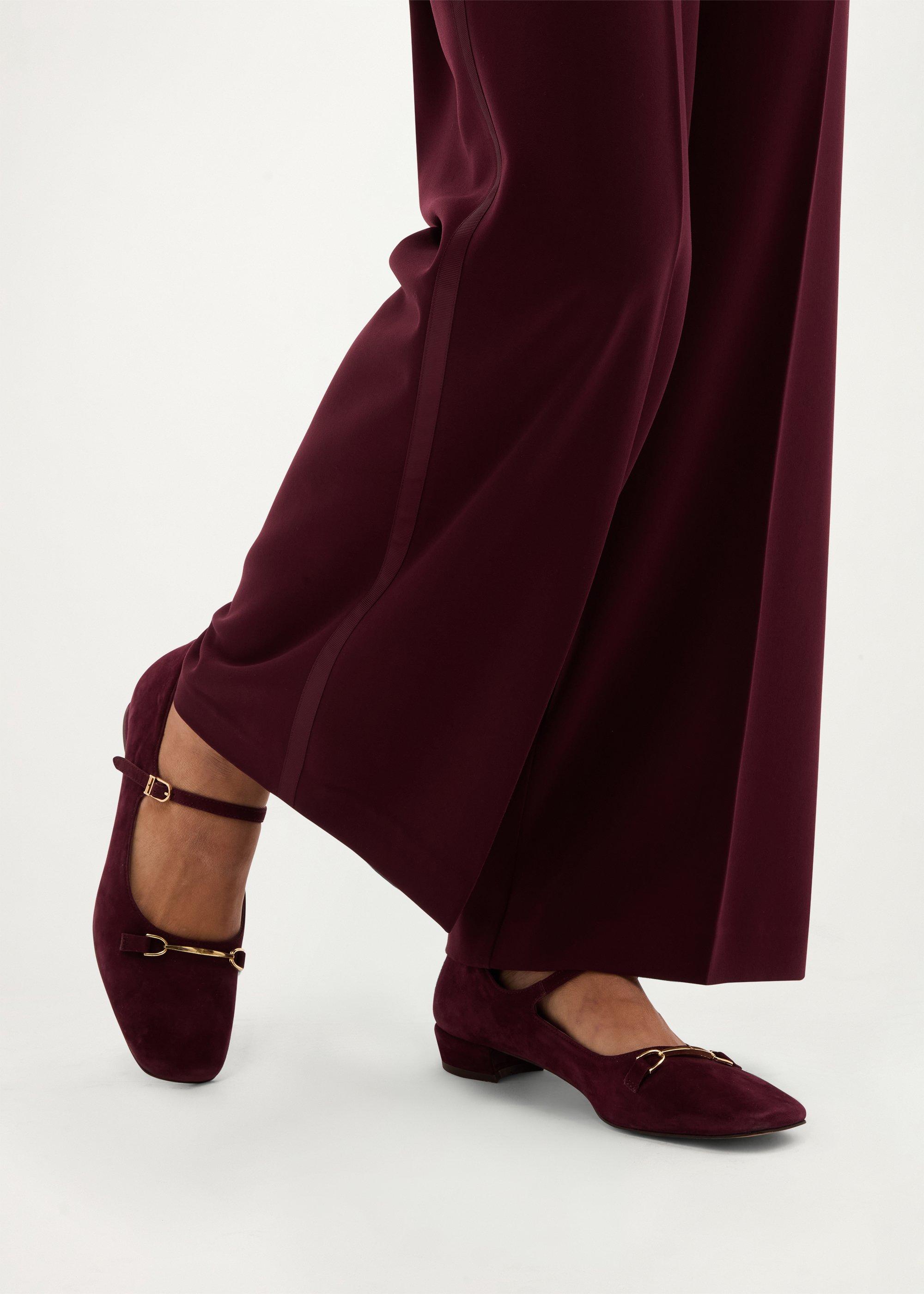 Alessia Suede Mary Janes, Fig Purple, hi-res