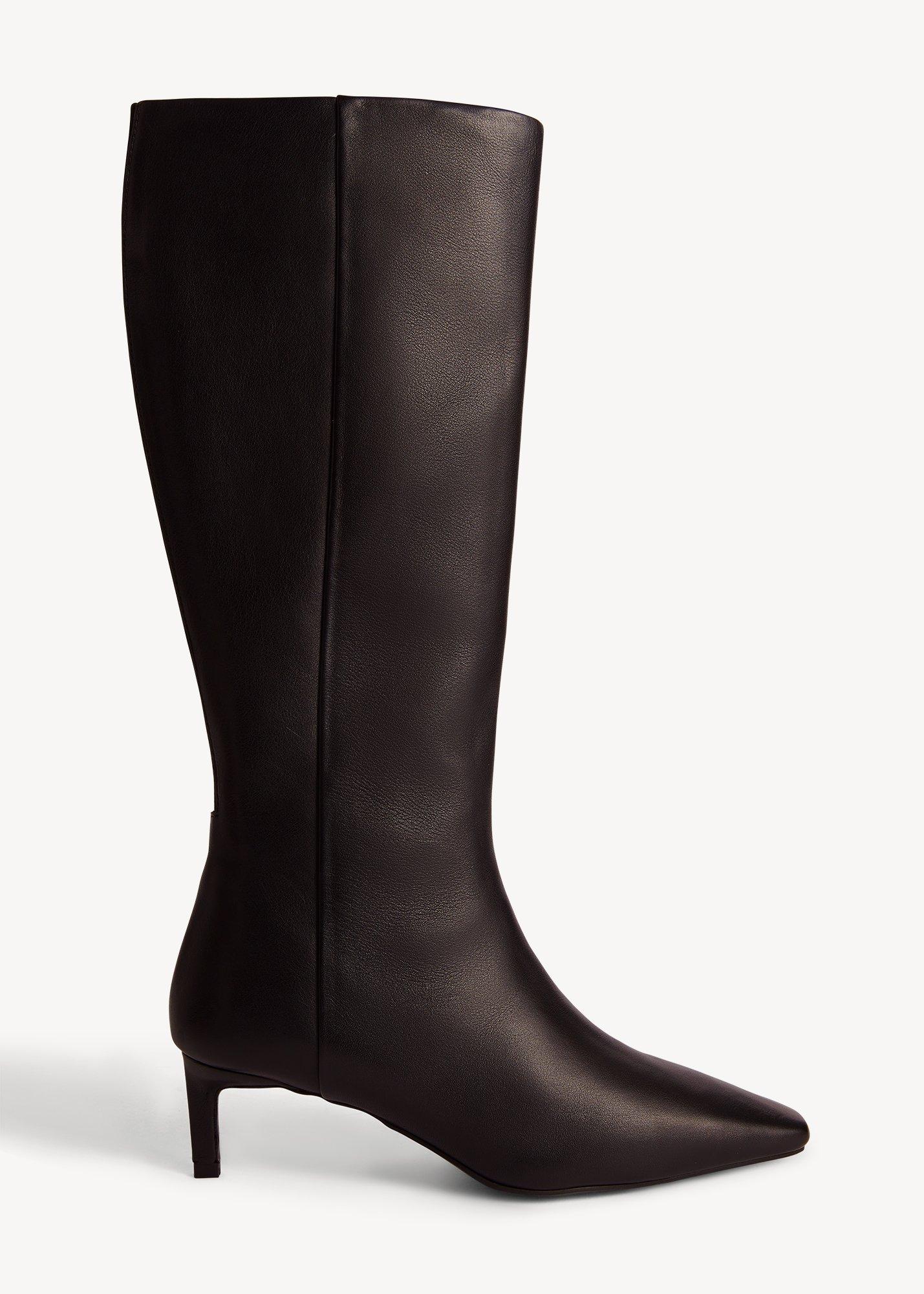 Grace Leather Knee Boots