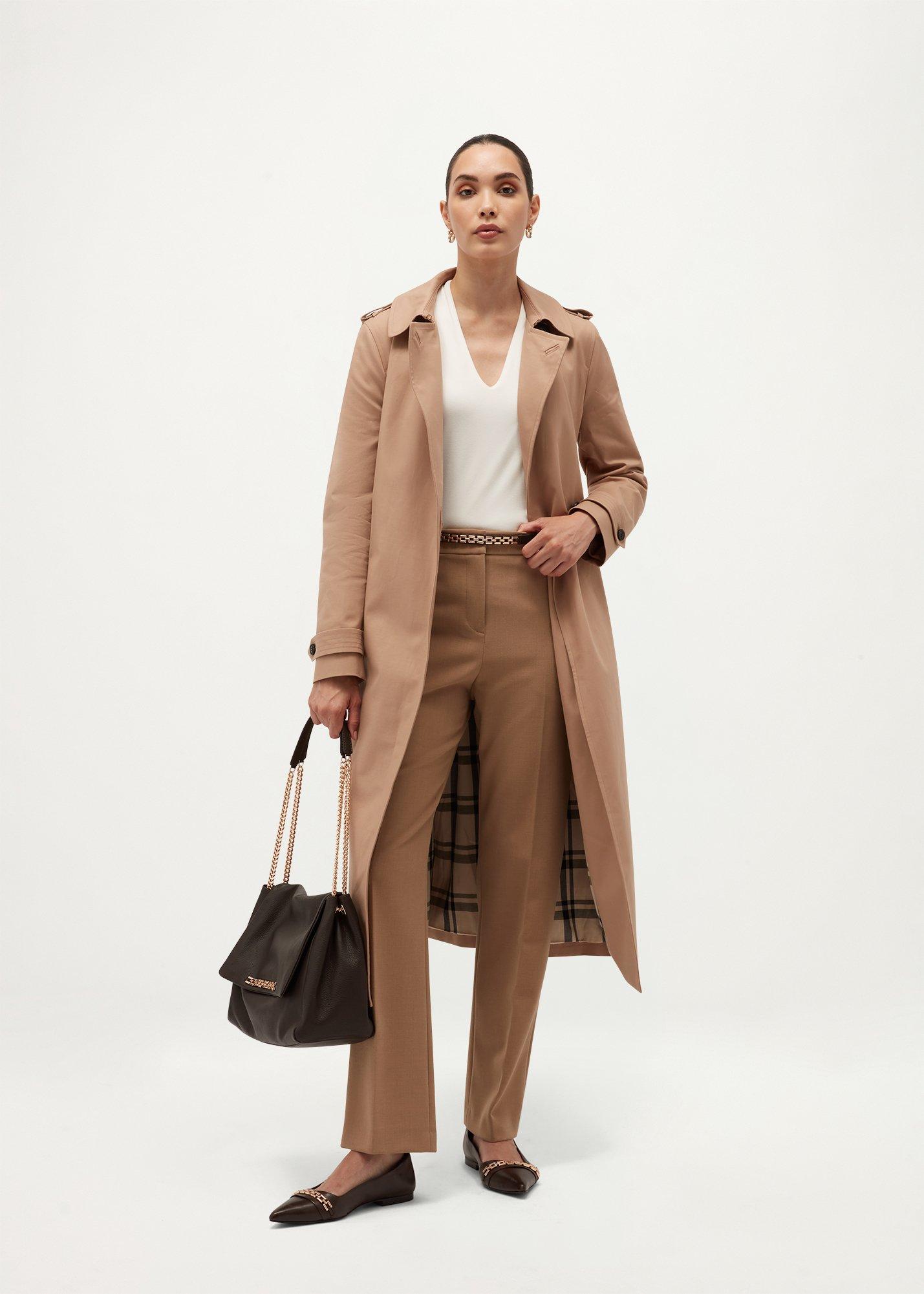 Raya Leather Flats, Alder Brown, hi-res