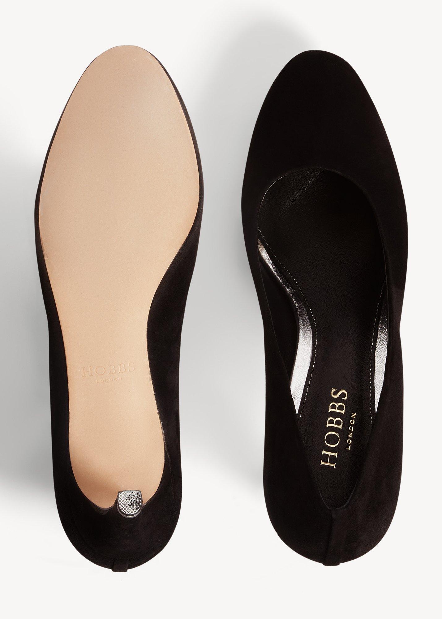 Lizzie Suede Courts, Black, hi-res