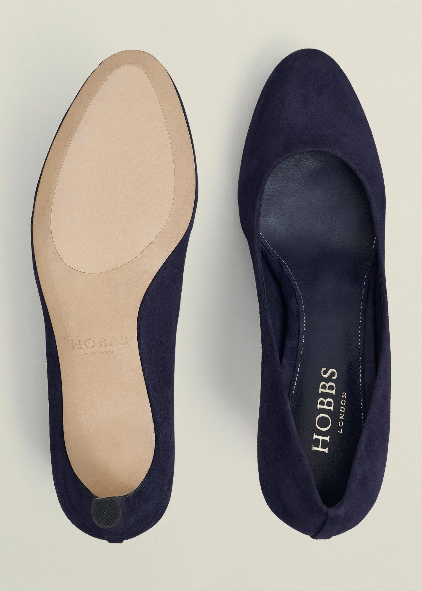 Lizzie Suede Courts, Midnight Navy, hi-res
