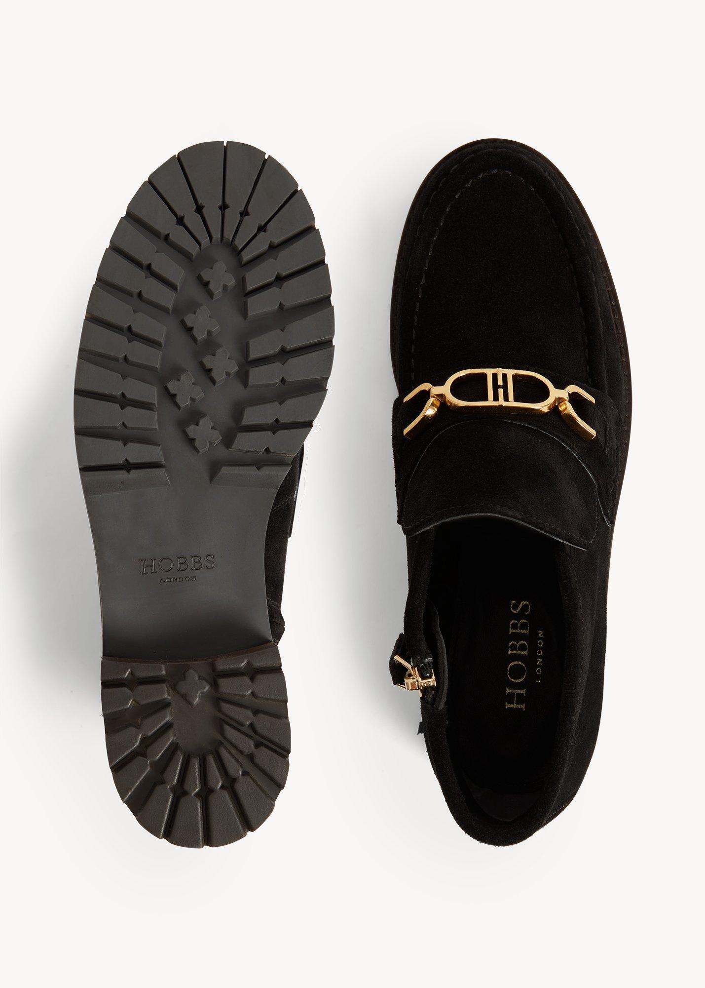 Astrid Suede Ankle Boots, Black, hi-res