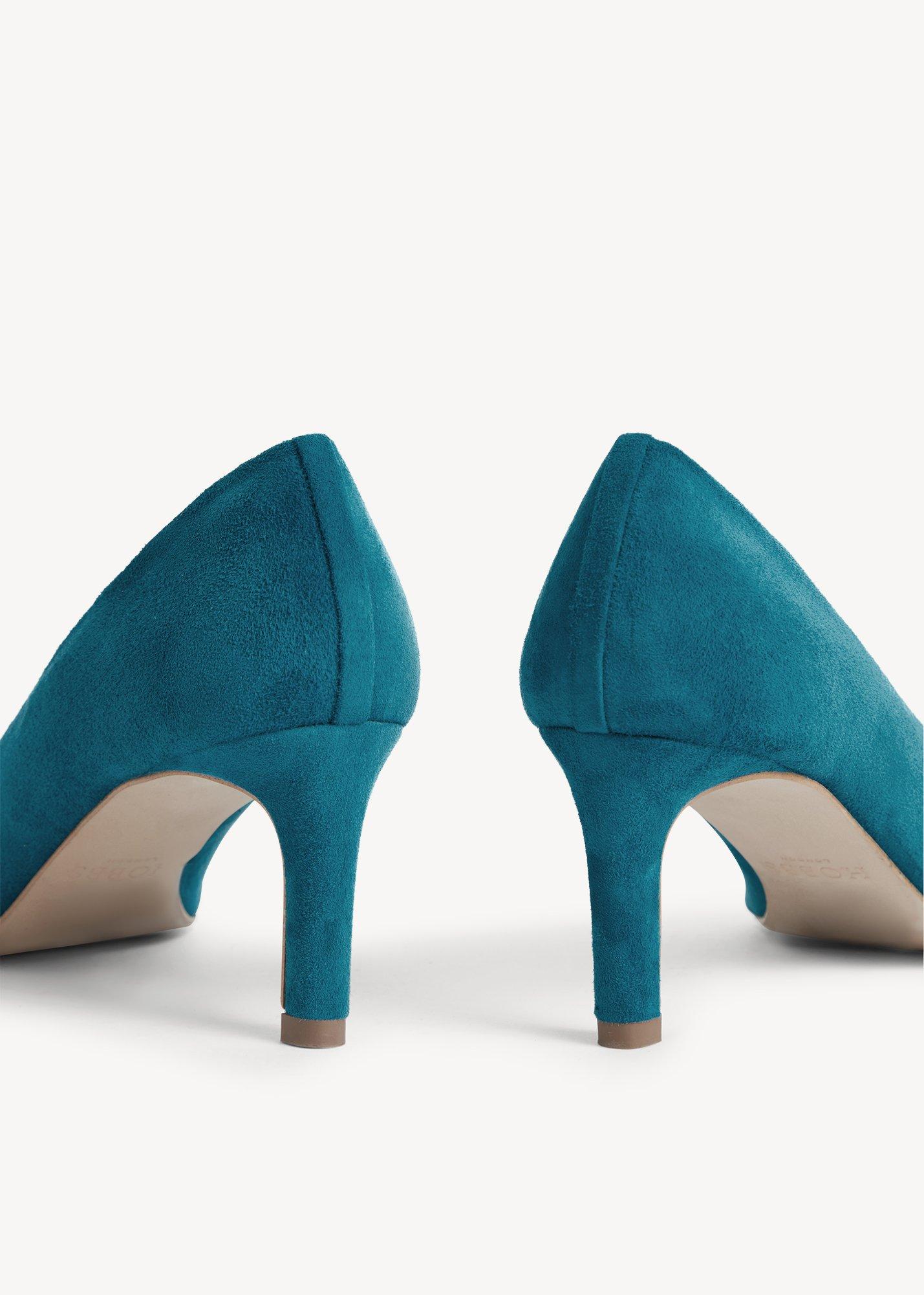 Lizzie Suede Courts, Lagoon Blue, hi-res