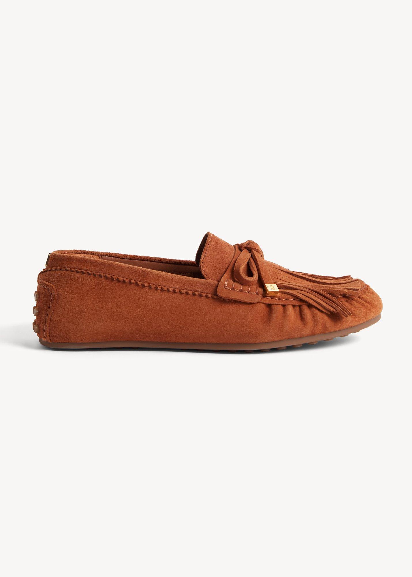 Nellie Suede Moccasins