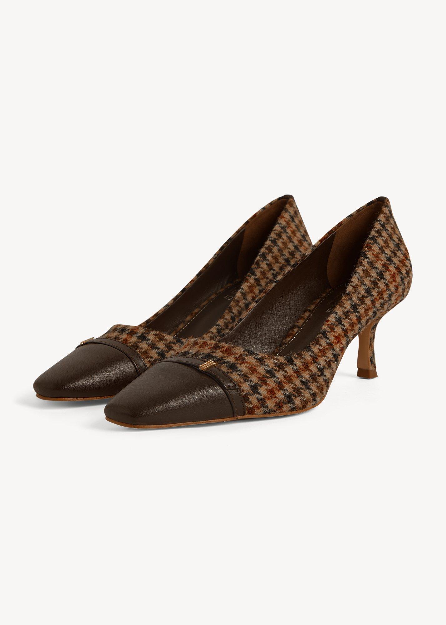 Marla Wool And Leather Courts, Brown Multi, hi-res