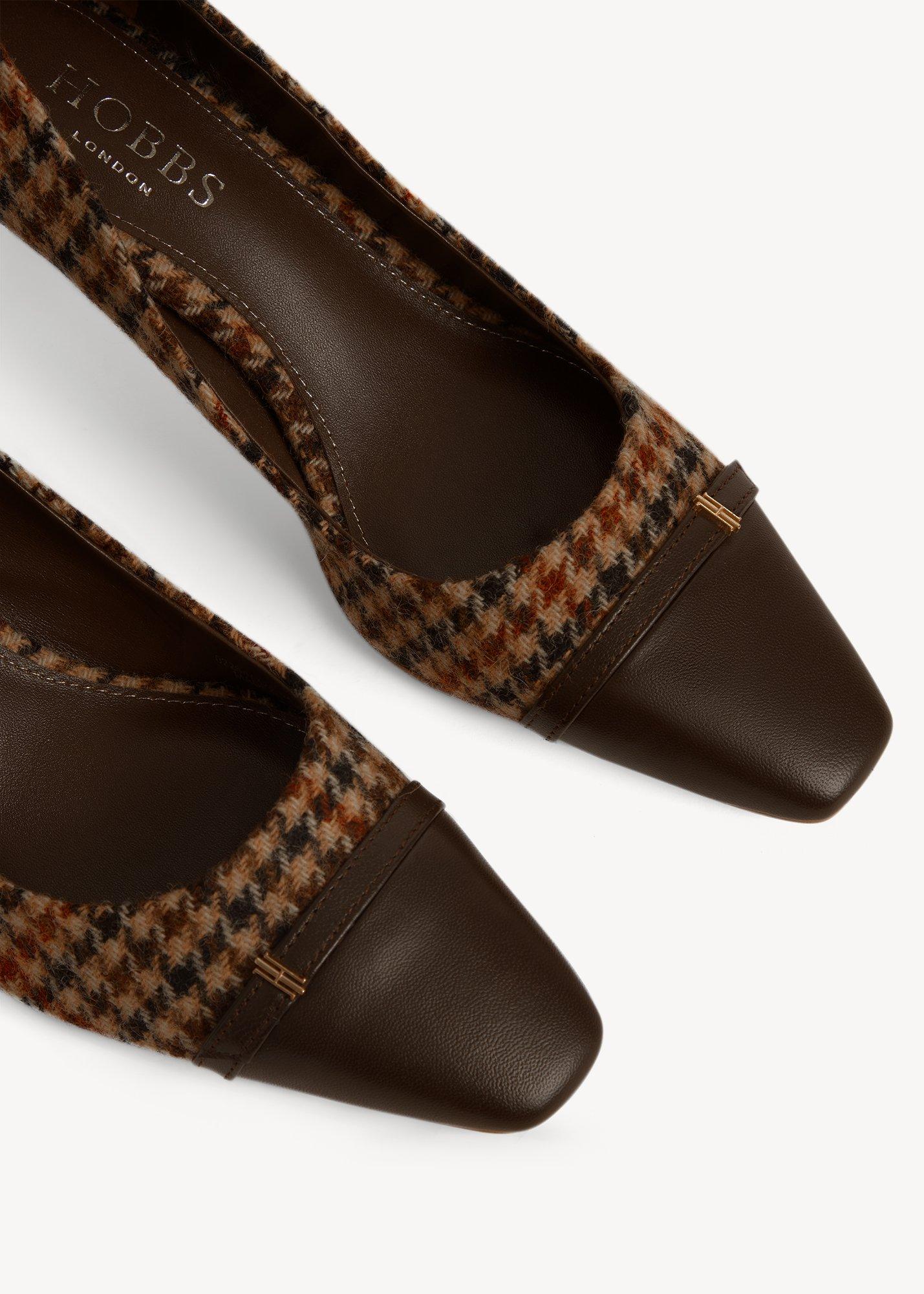 Marla Wool And Leather Courts, Brown Multi, hi-res