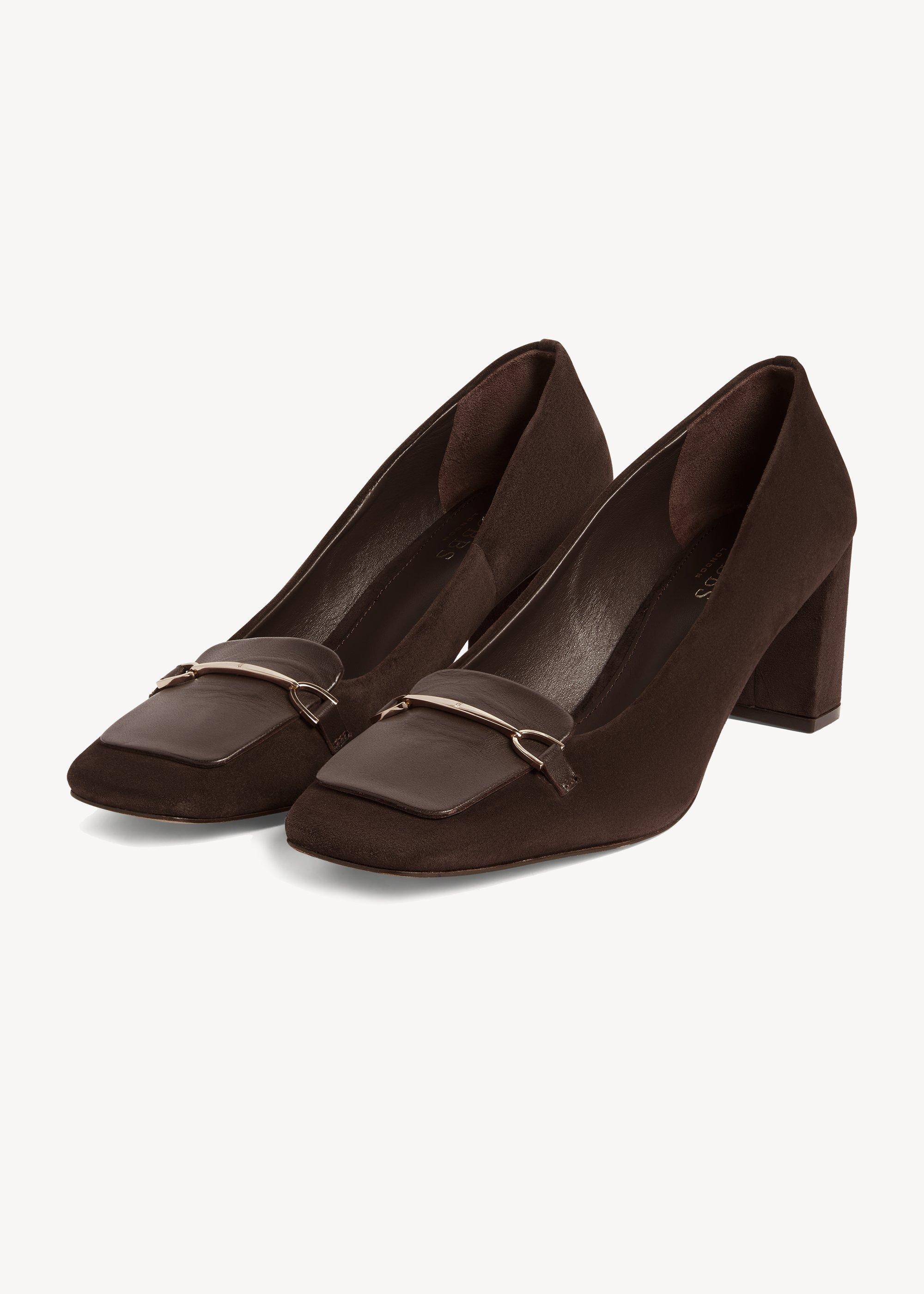 Jaida Suede Courts, Alder Brown, hi-res