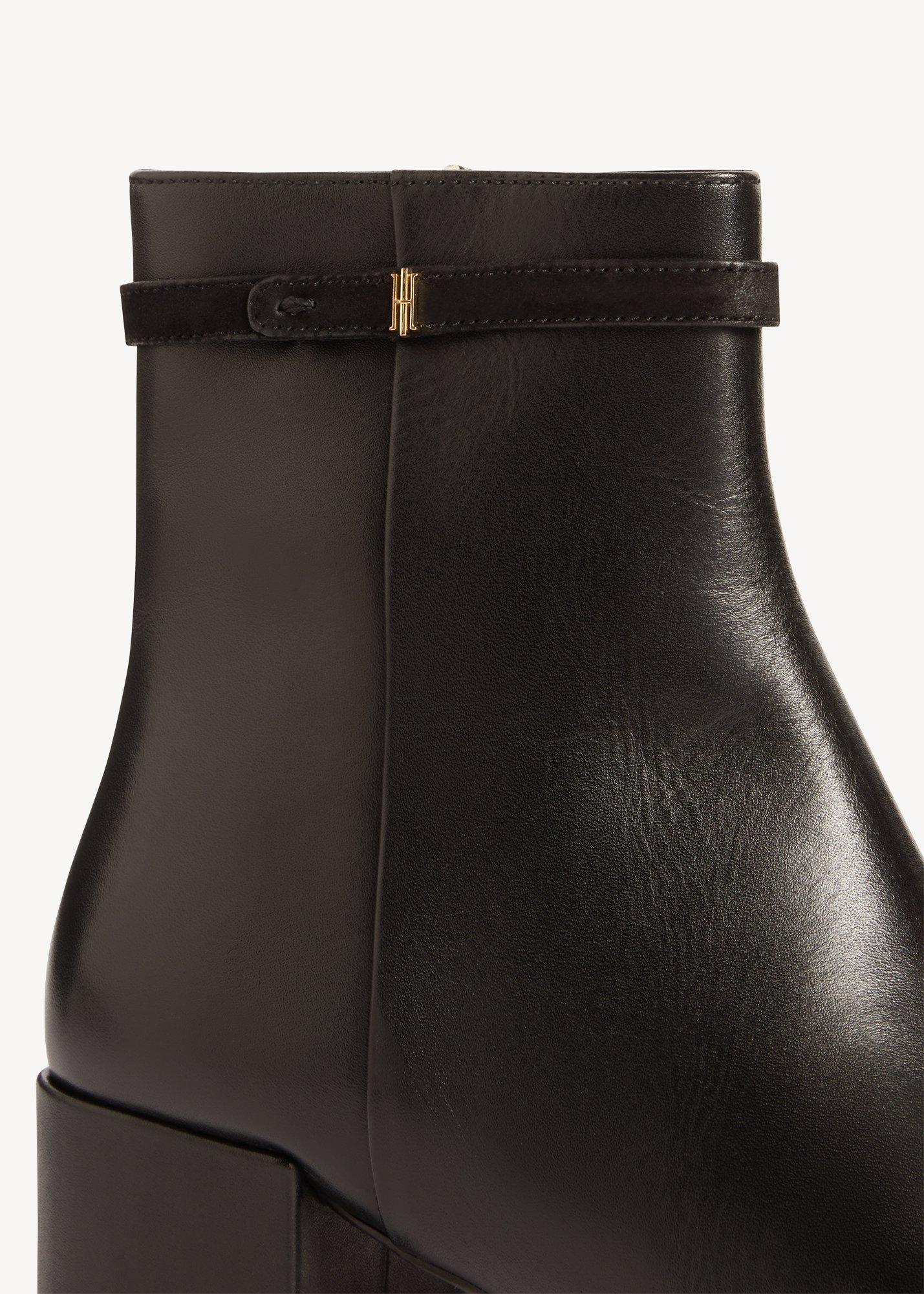 Payton Leather Ankle Boots, Black, hi-res
