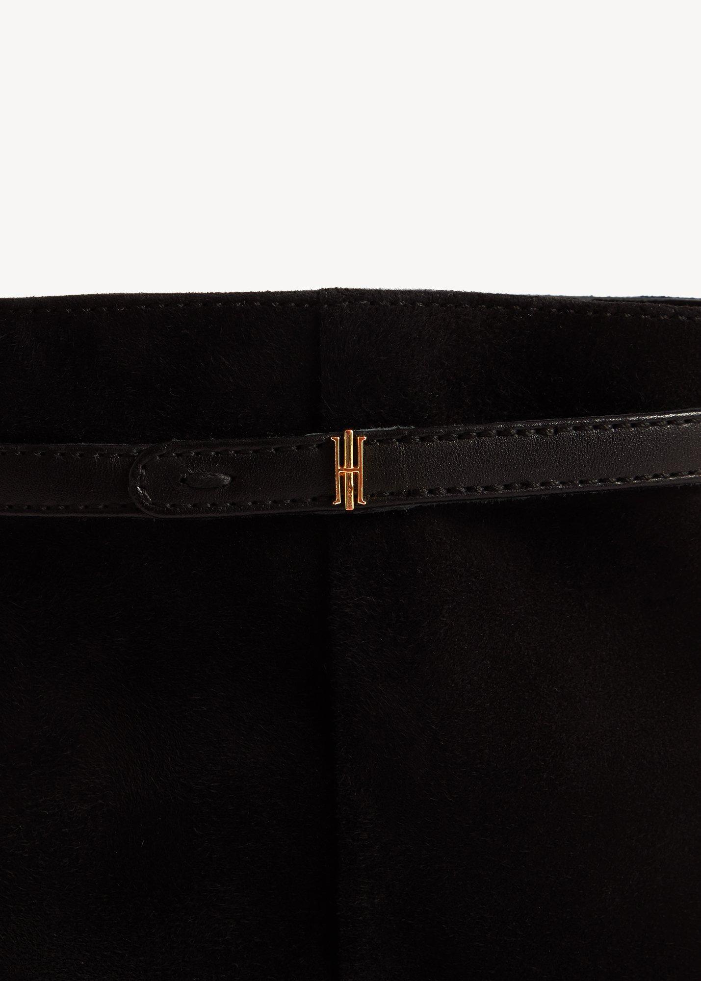 Payton Suede Ankle Boots, Black, hi-res