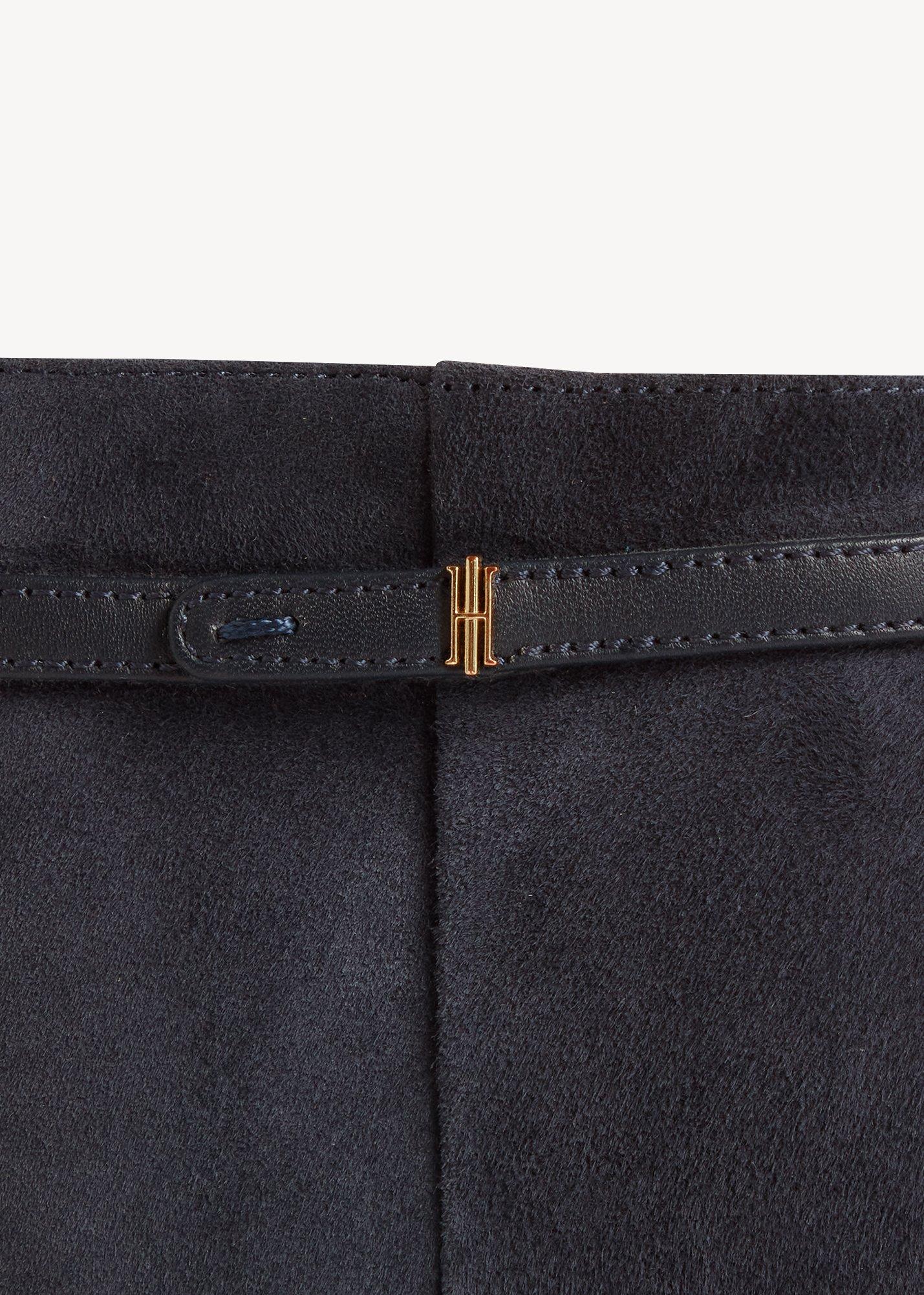 Payton Suede Ankle Boots, Navy, hi-res