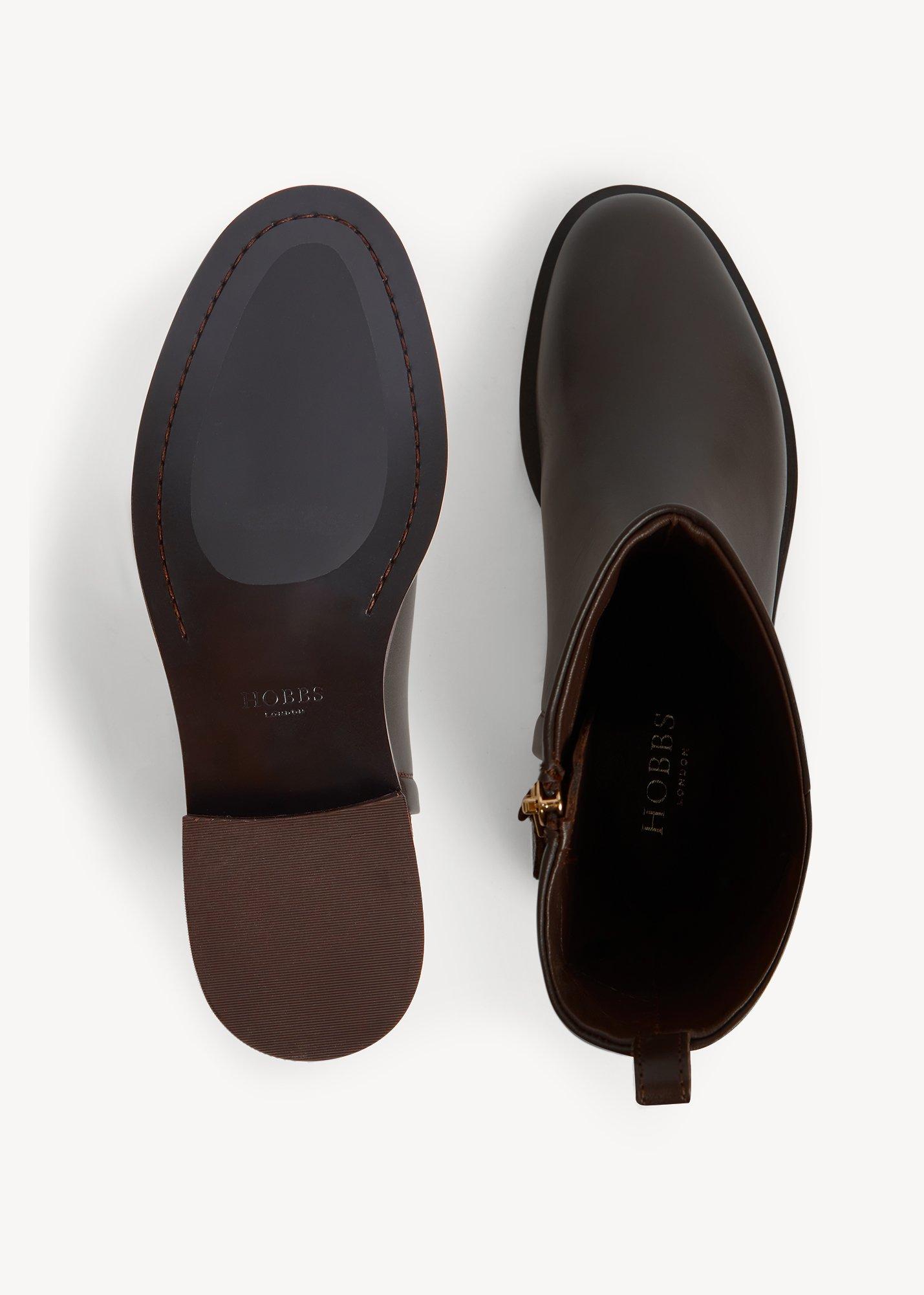 Marley Leather Ankle Boot, Alder Brown, hi-res
