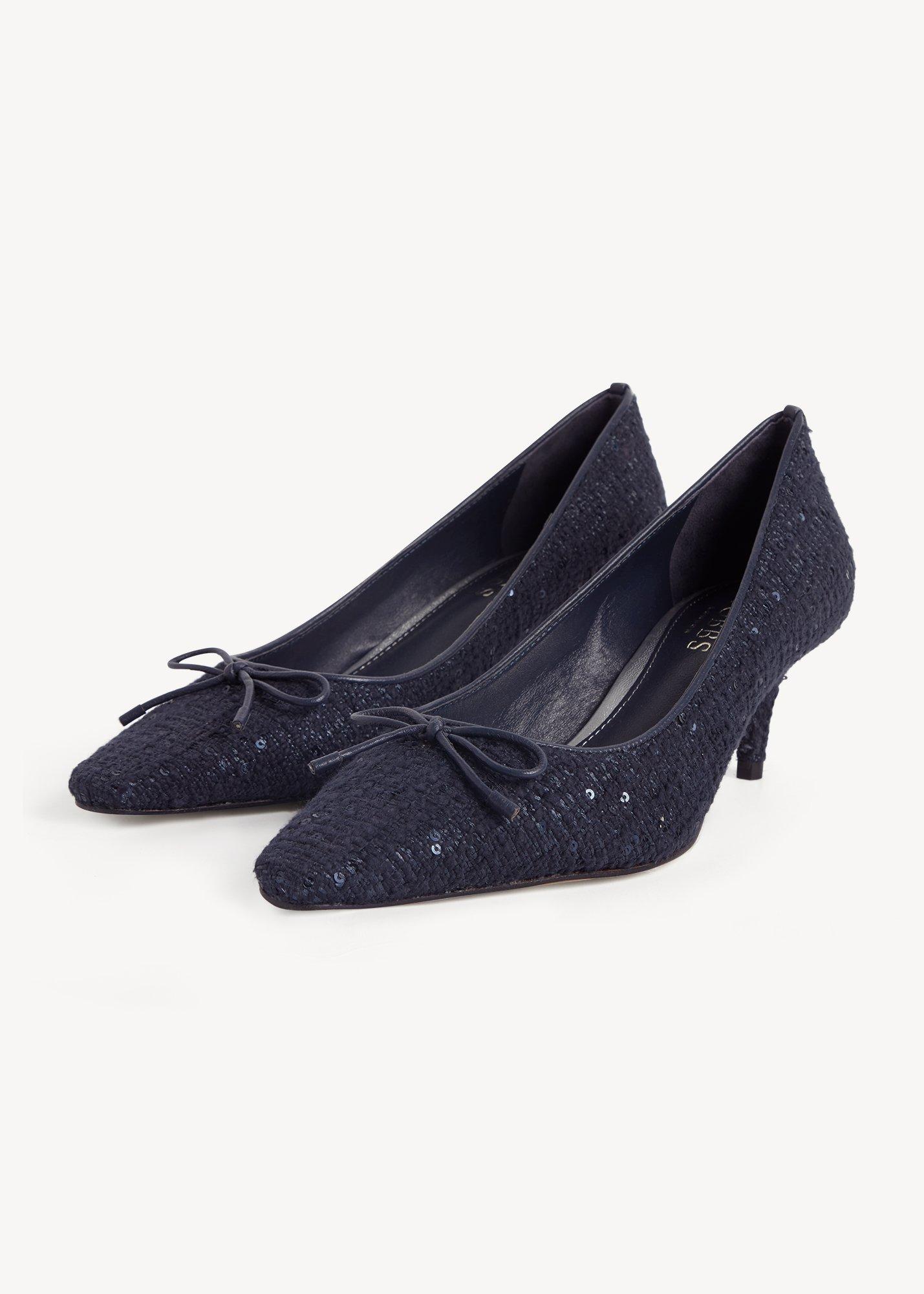 Victoria Tweed Courts, Midnight Navy, hi-res