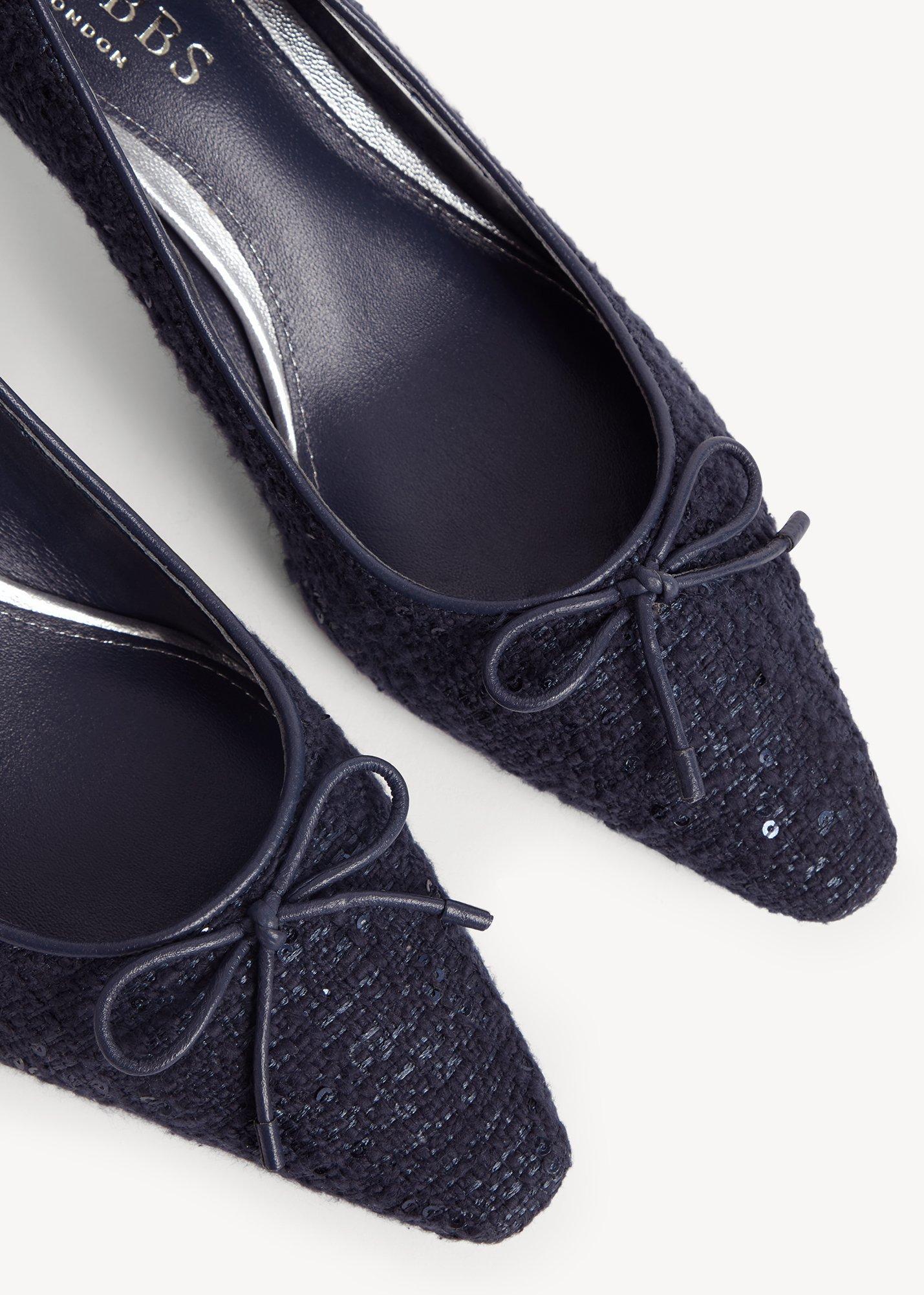 Victoria Tweed Courts, Midnight Navy, hi-res