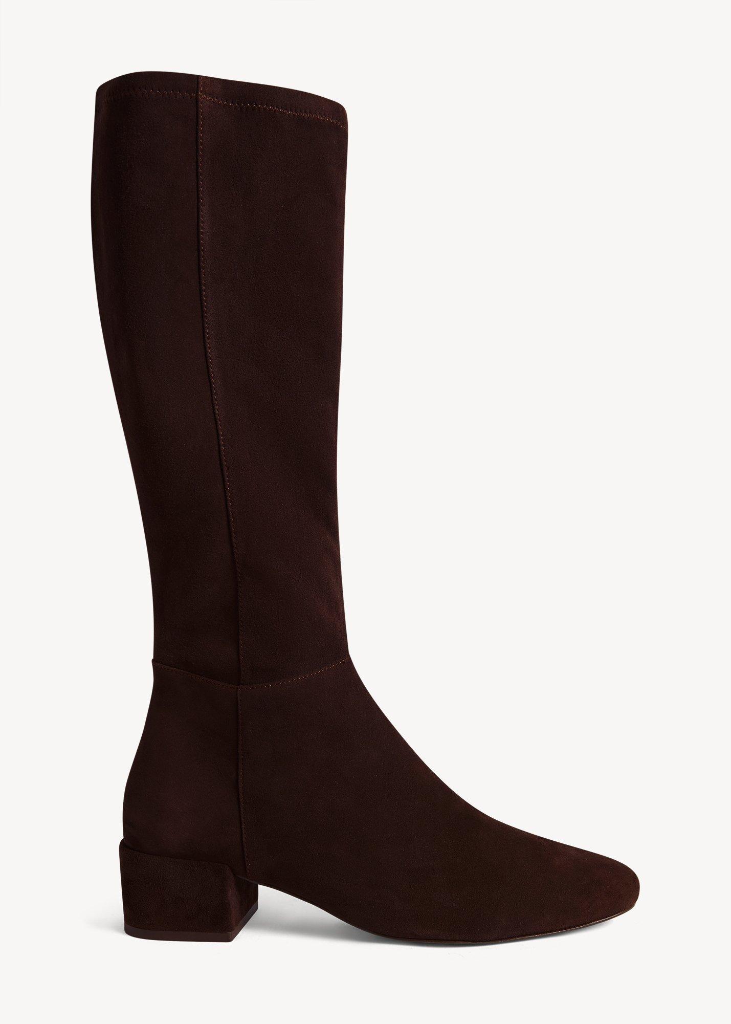 Payton Stretch Suede Knee Boots