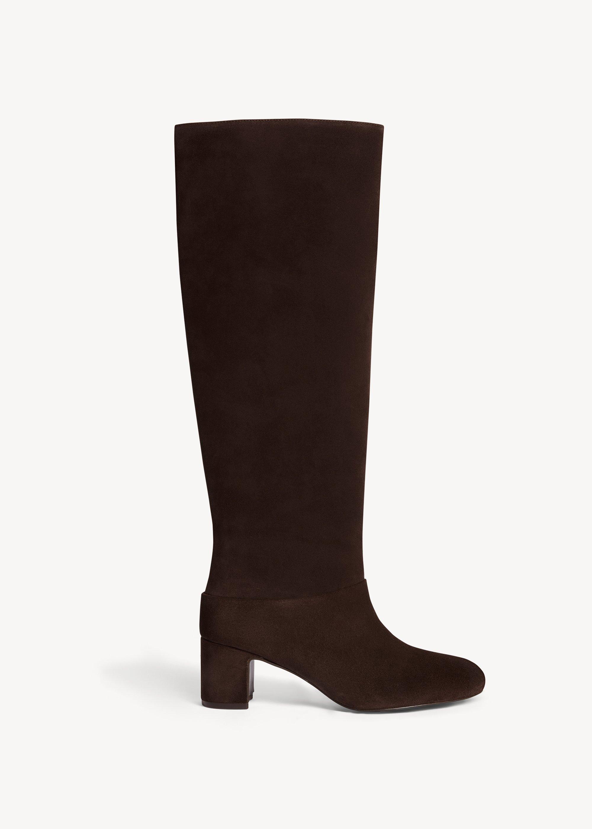 Caroline Suede Knee Boots