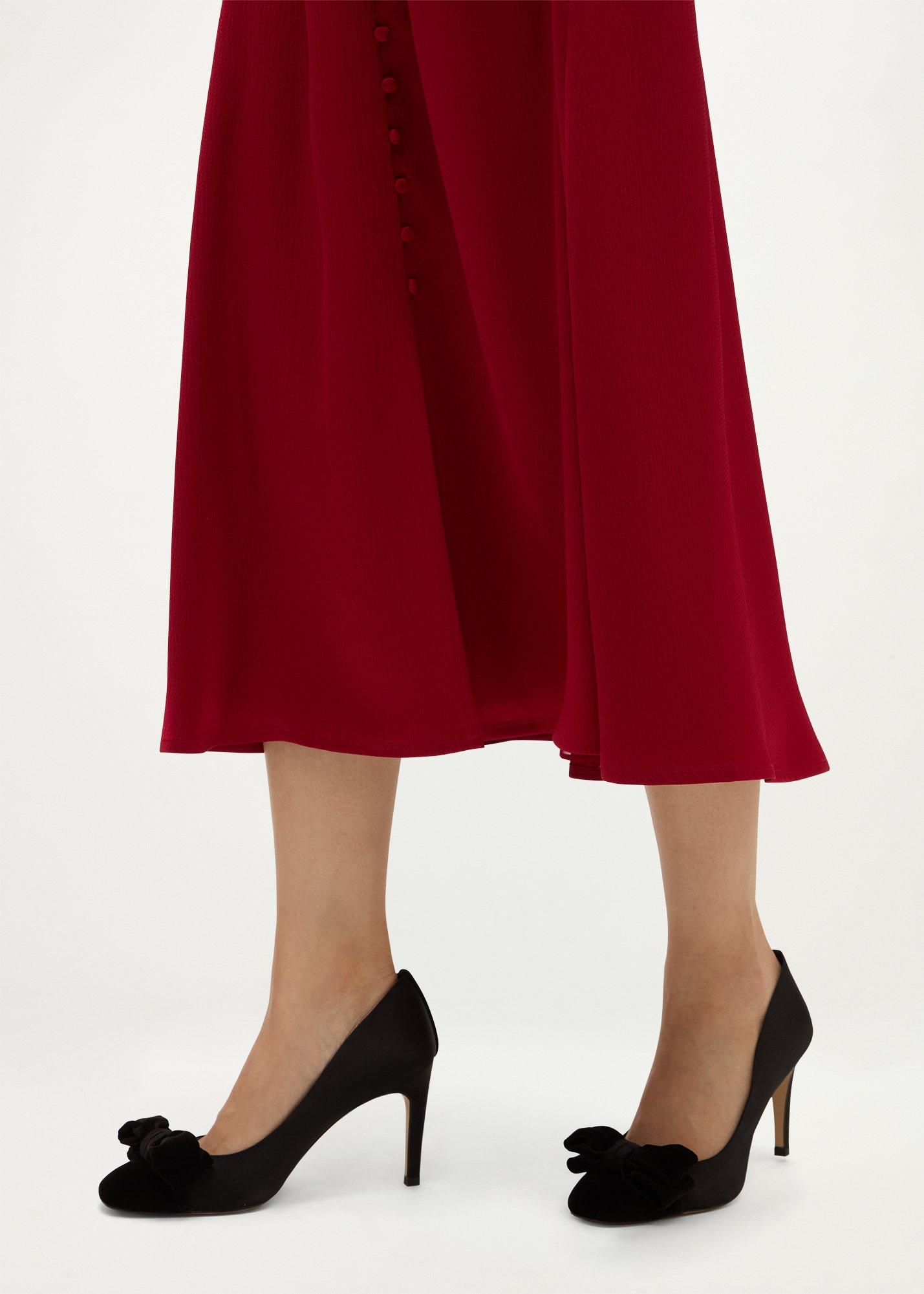 Madeline Bow Courts, Black, hi-res