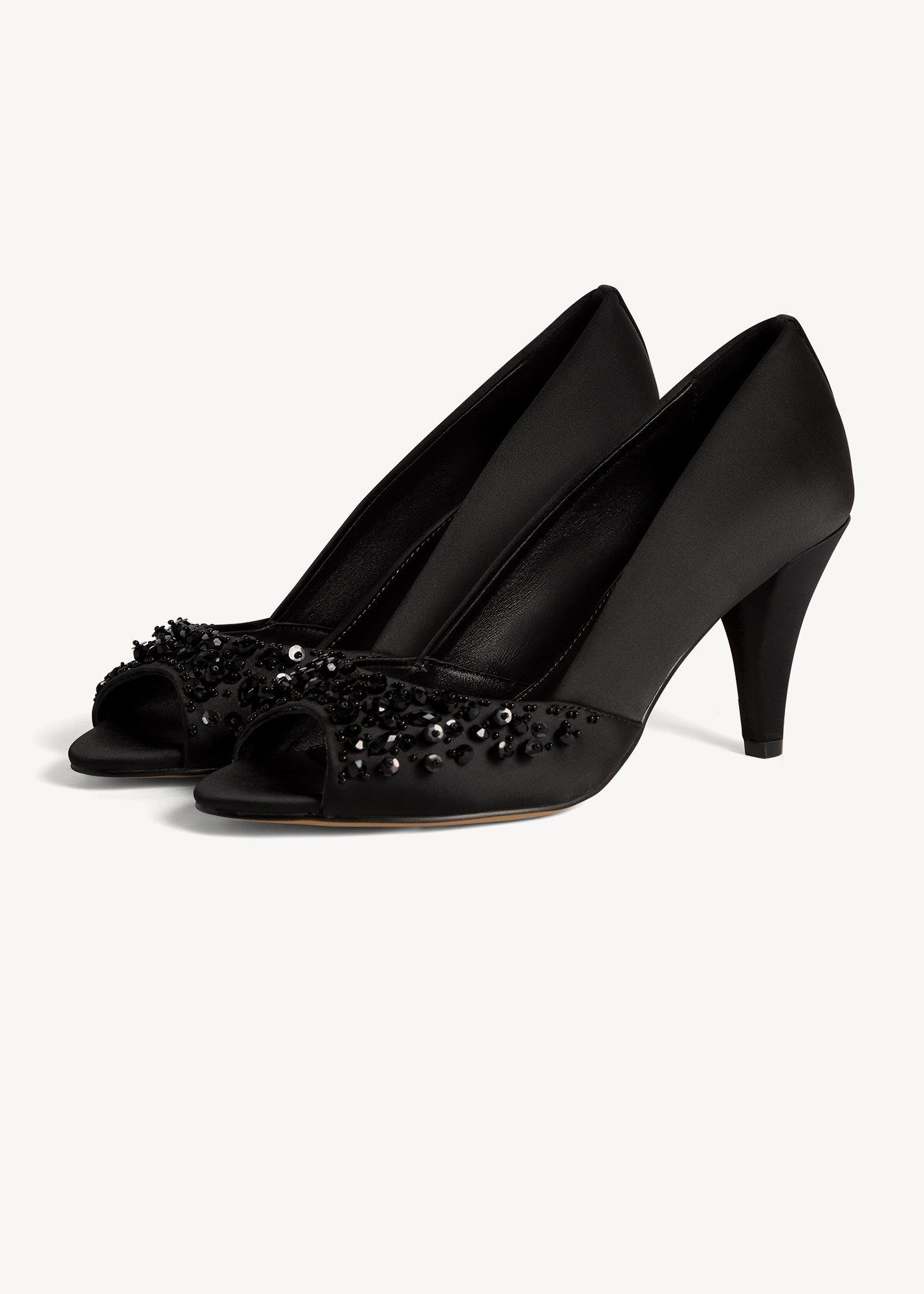 Teia Beaded Courts, Black, hi-res