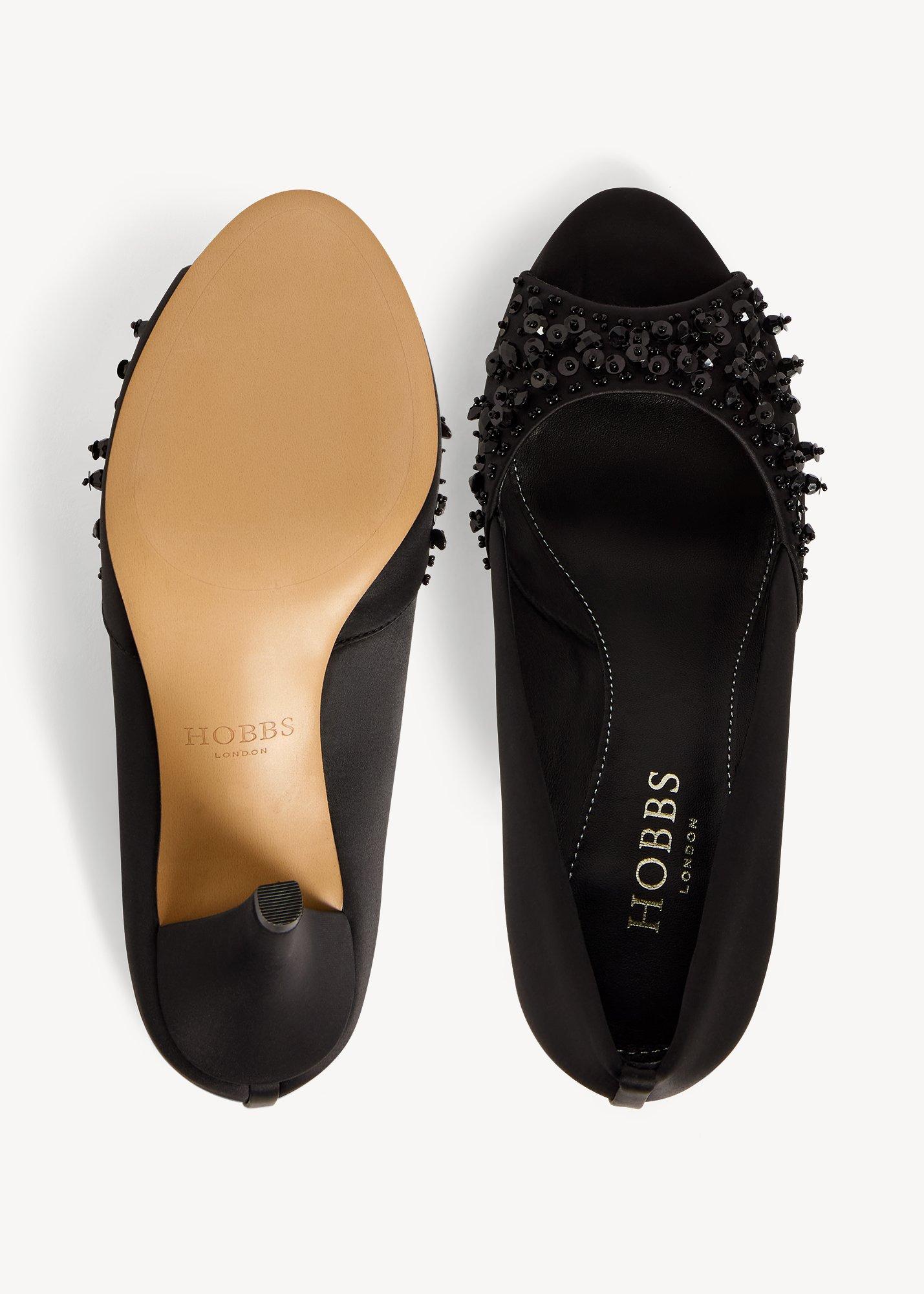 Teia Beaded Courts, Black, hi-res