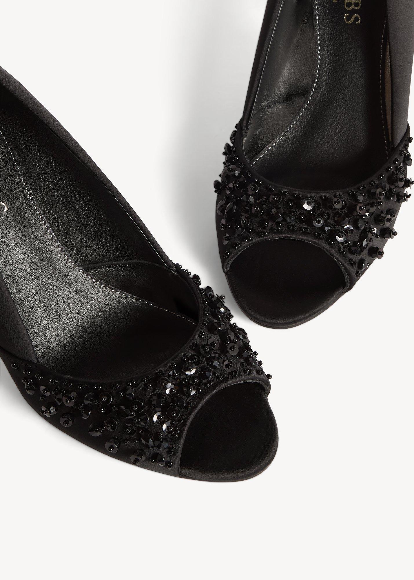 Teia Beaded Courts, Black, hi-res