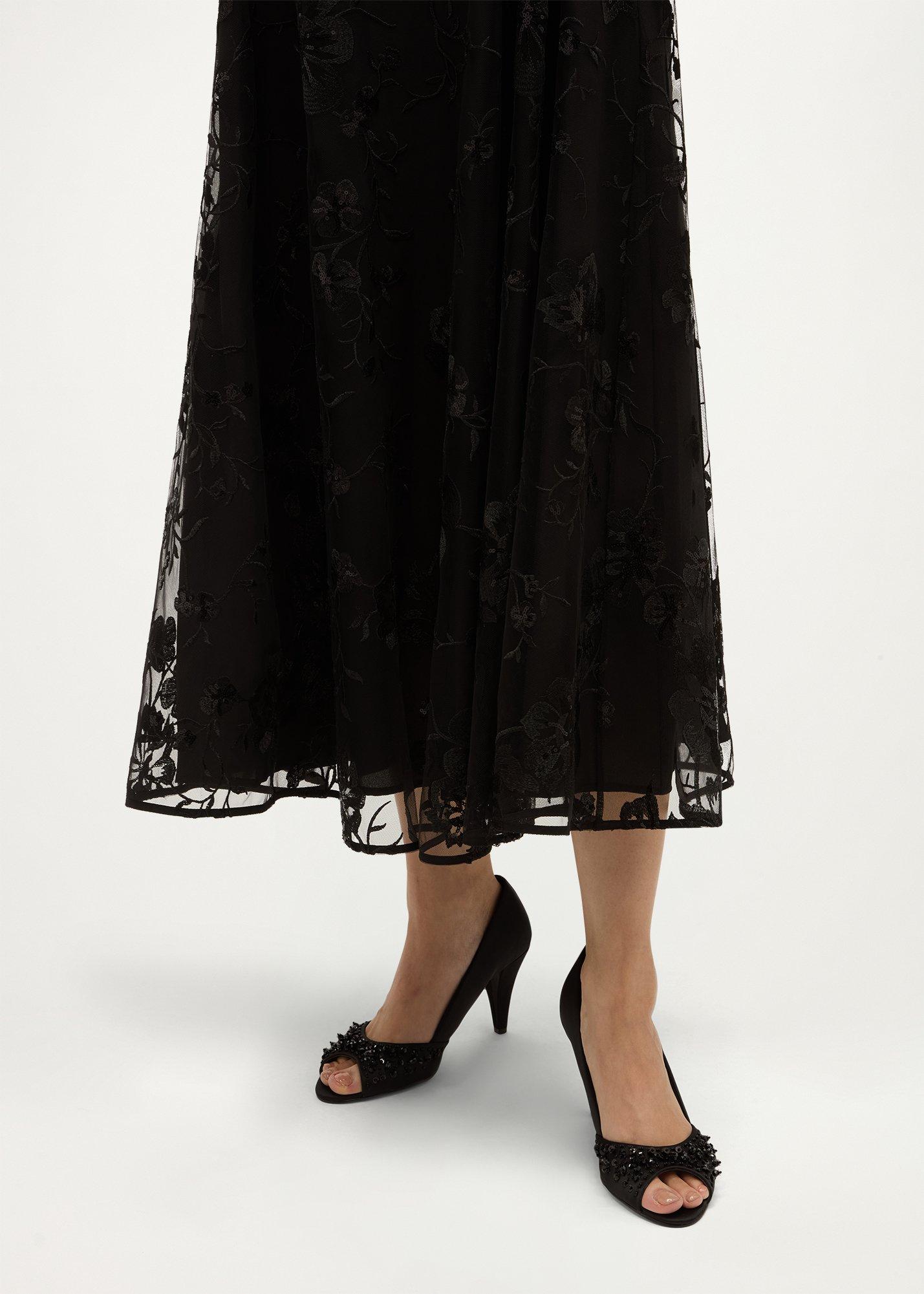 Teia Beaded Courts, Black, hi-res