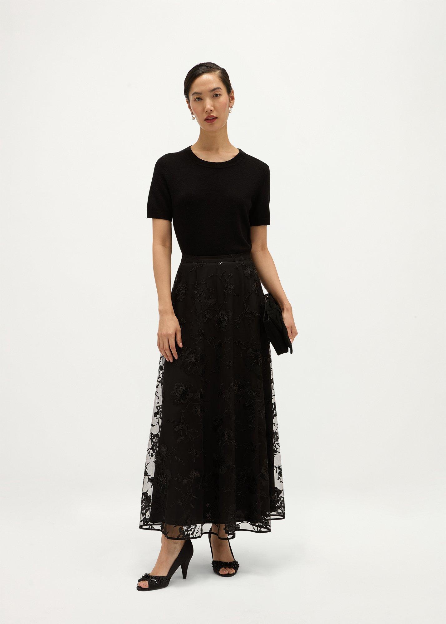 Teia Beaded Courts, Black, hi-res